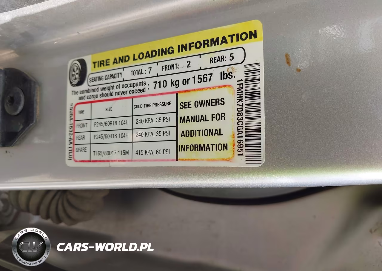 2012 Ford Explorer Xlt VIN:1FMHK7D83CGA16951 - 9