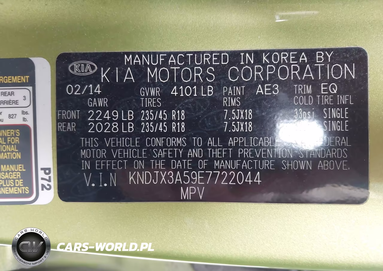 2014 Kia Soul ! VIN:KNDJX3A59E7722044 - 9