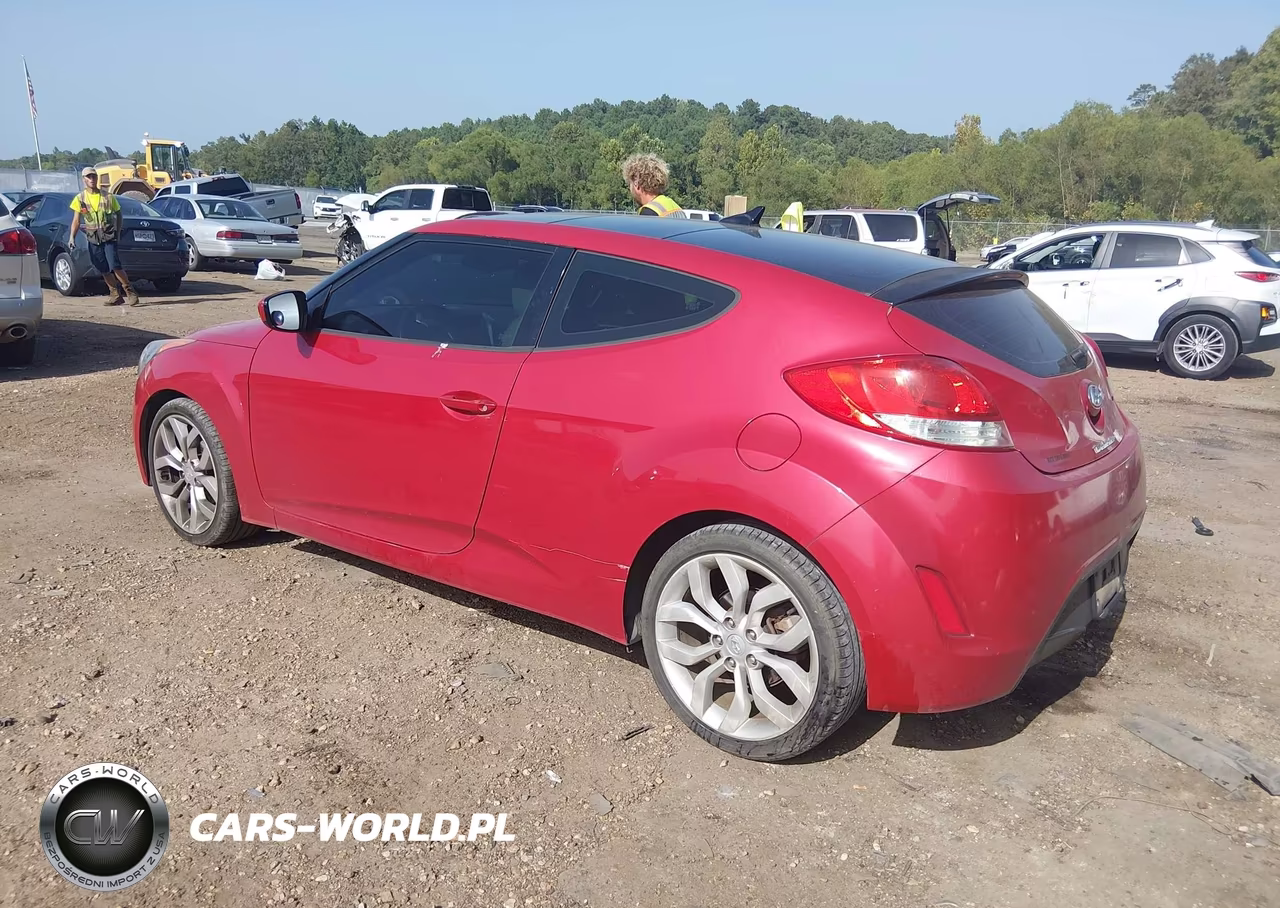 2013 Hyundai Veloster Base W-Gray VIN:KMHTC6AD7DU140307 - 3