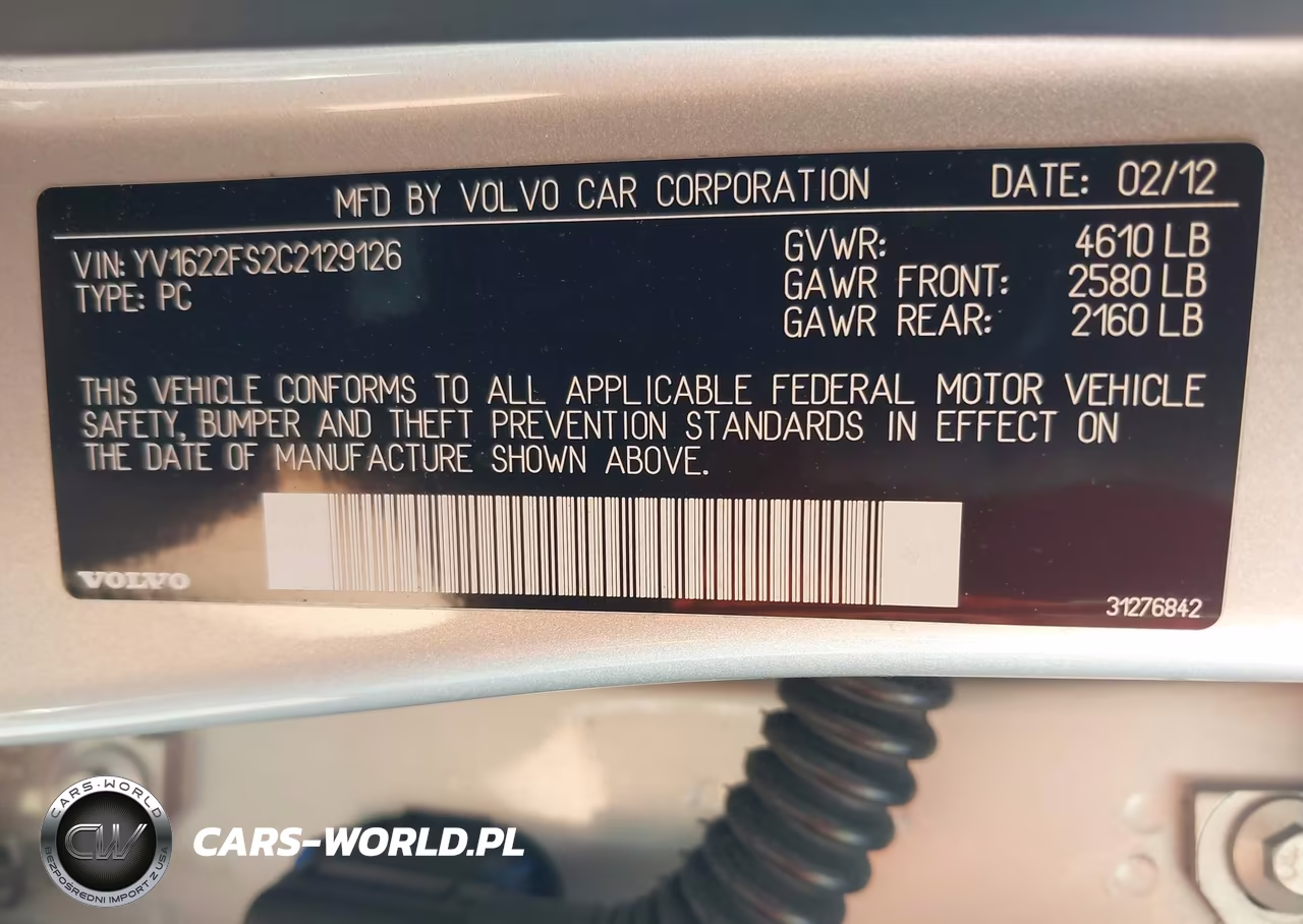 2012 Volvo S60 T5-T5 W-Moonroof VIN:YV1622FS2C2129126 - 9