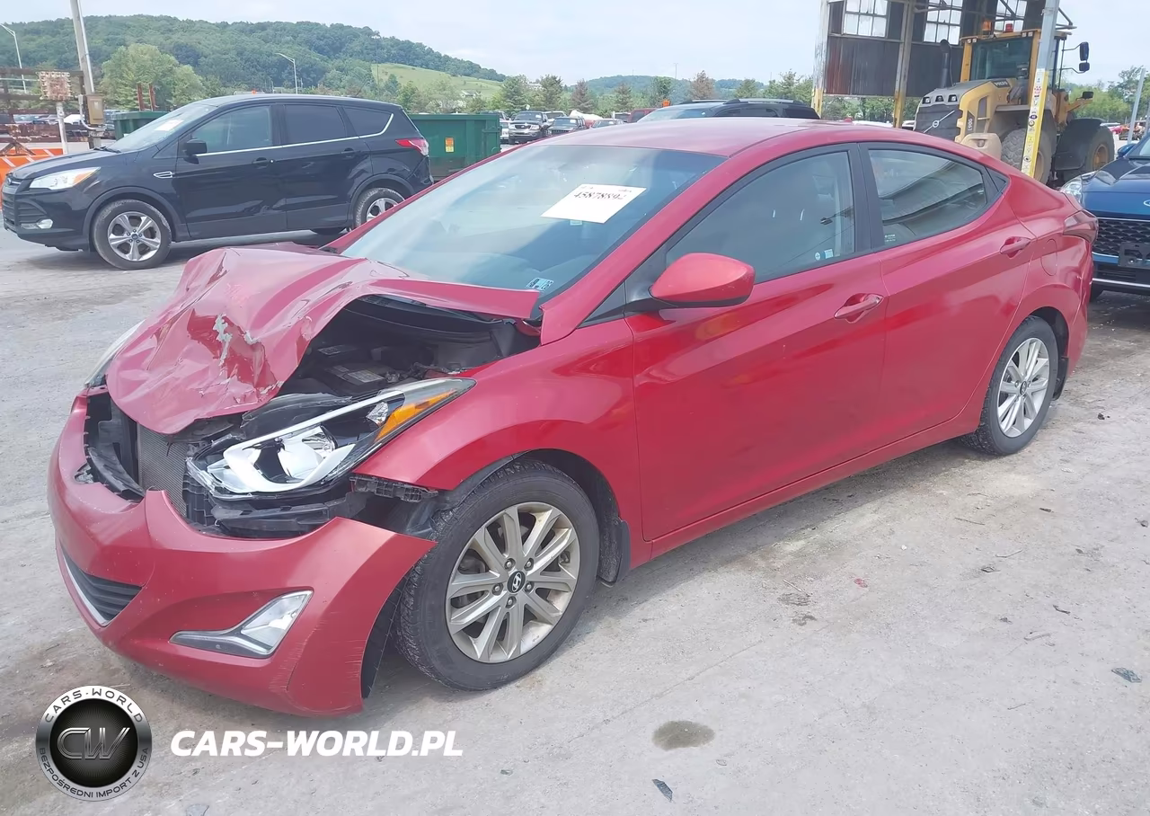 2014 Hyundai Elantra Se VIN:KMHDH4AE1EU109817 - 2