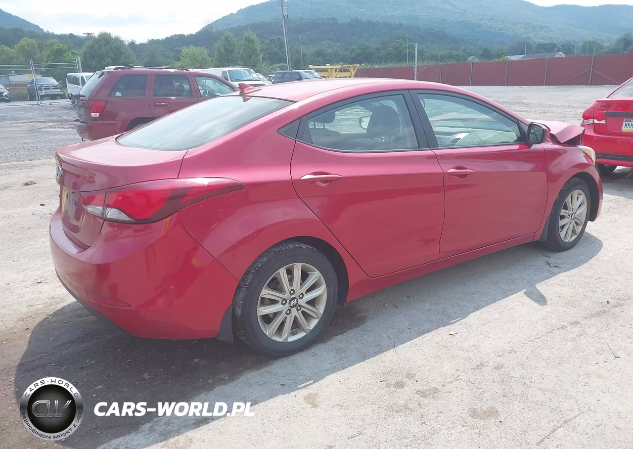 2014 Hyundai Elantra Se VIN:KMHDH4AE1EU109817 - 4
