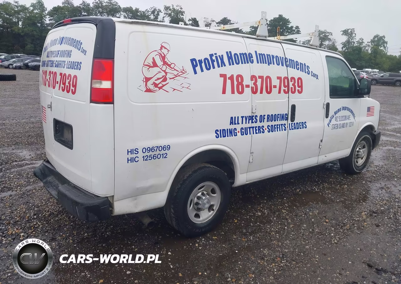 2015 Chevrolet Express 2500 Work Van VIN:1GCWGFCFXF1262460 - 4