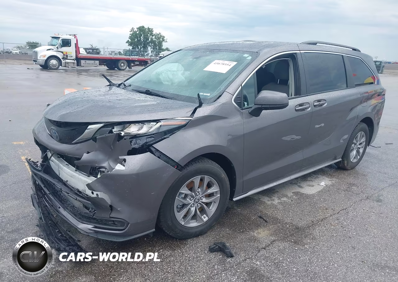 2022 Toyota Sienna Le VIN:5TDKRKEC2NS127088 - 2