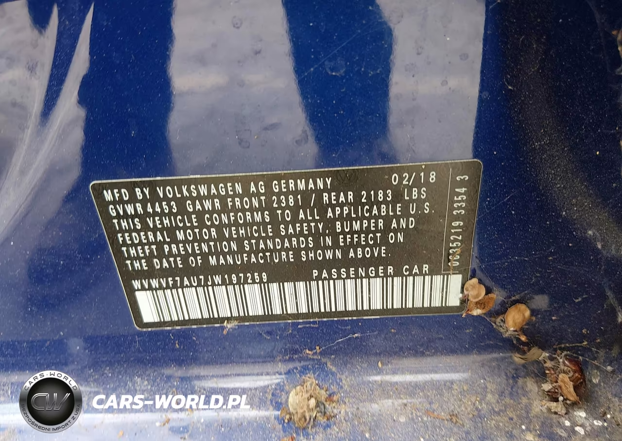 2018 Volkswagen Golf R 2.0T W-Dcc Navigation VIN:WVWVF7AU7JW197259 - 9