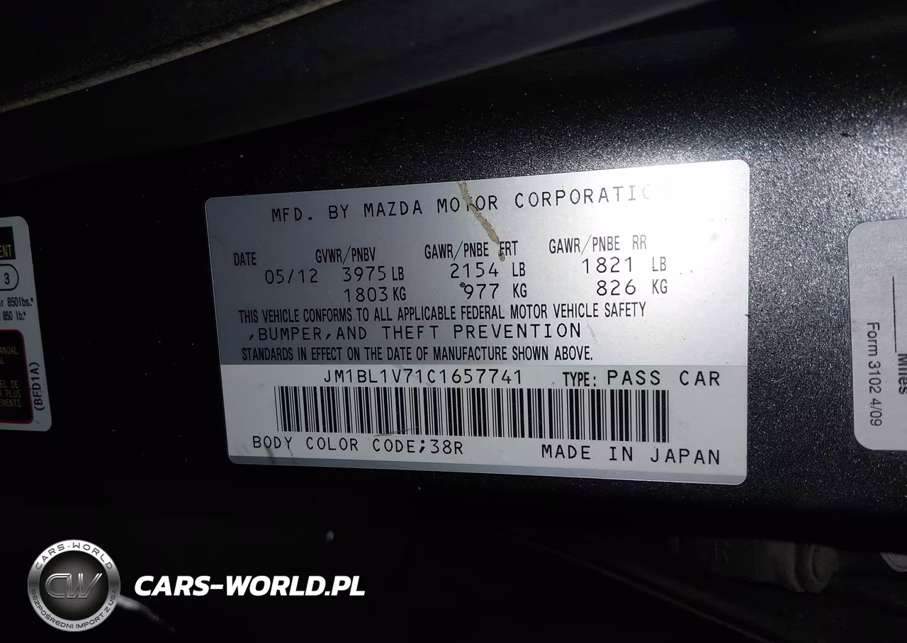 2012 Mazda Mazda3 I Touring VIN:JM1BL1V71C1657741 - 9