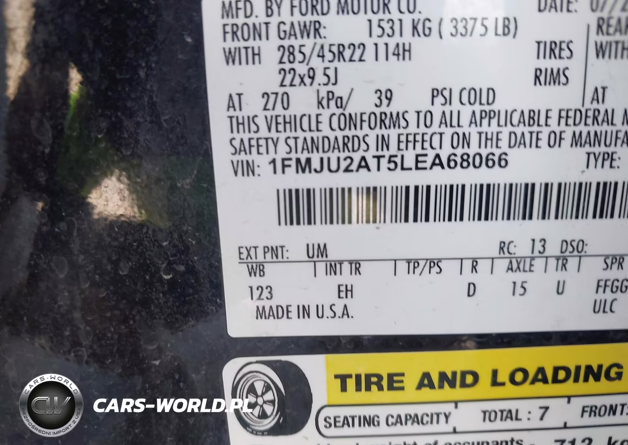 2020 Ford Expedition Limited VIN:1FMJU2AT5LEA68066 - 9