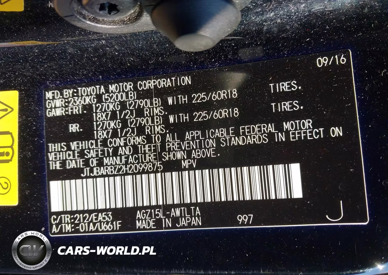 2017 Lexus Nx 200T VIN:JTJBARBZ2H2099875 - 9