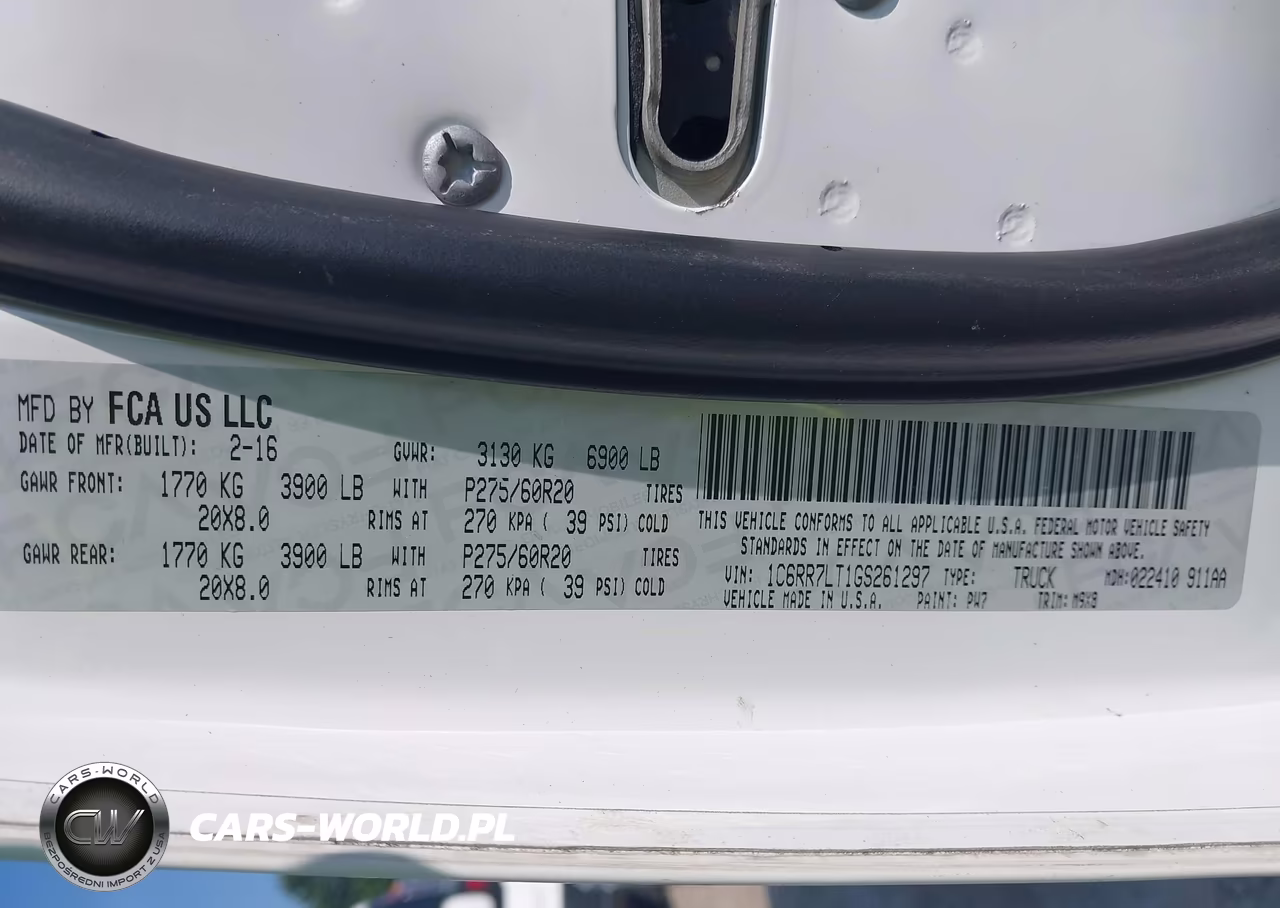 2016 Ram 1500 Big Horn VIN:1C6RR7LT1GS261297 - 9