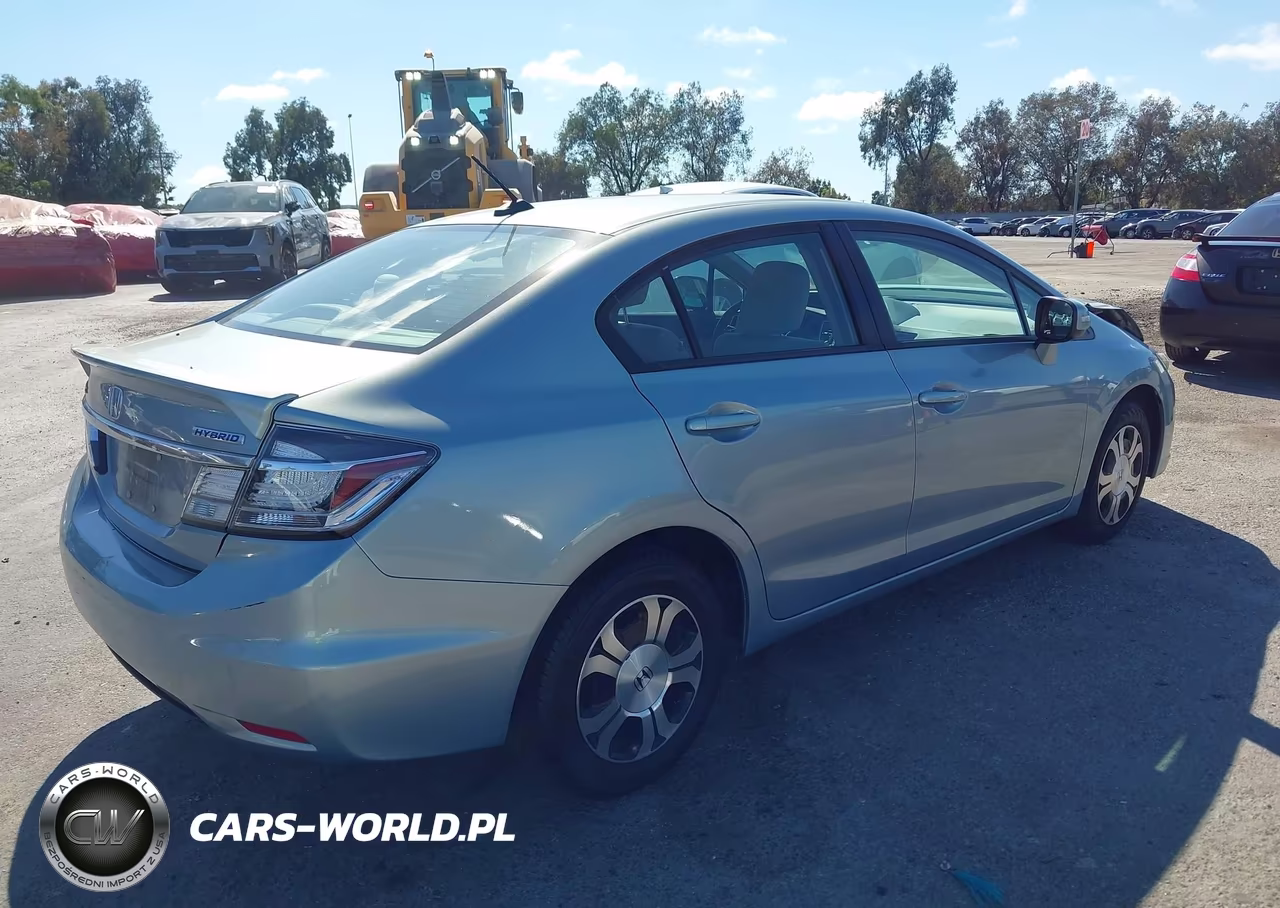 2013 Honda Civic Hybrid VIN:19XFB4F28DE200402 - 4