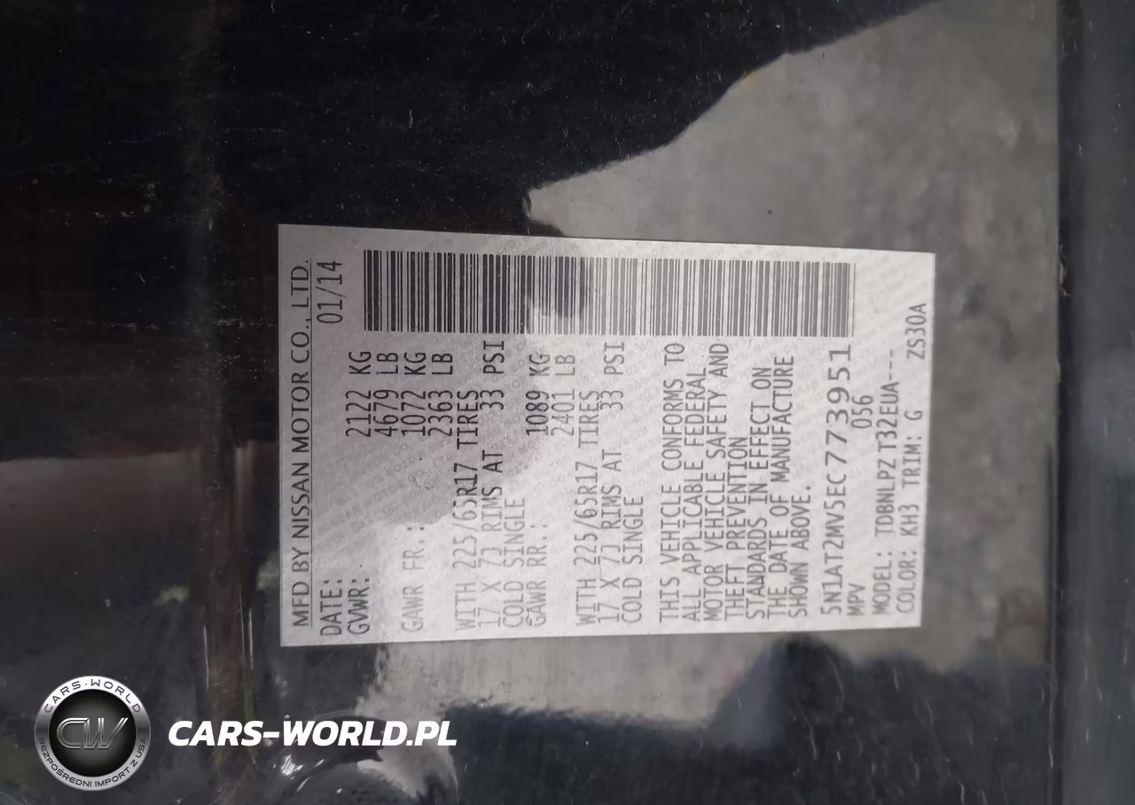 2014 Nissan Rogue S VIN:5N1AT2MV5EC773951 - 9