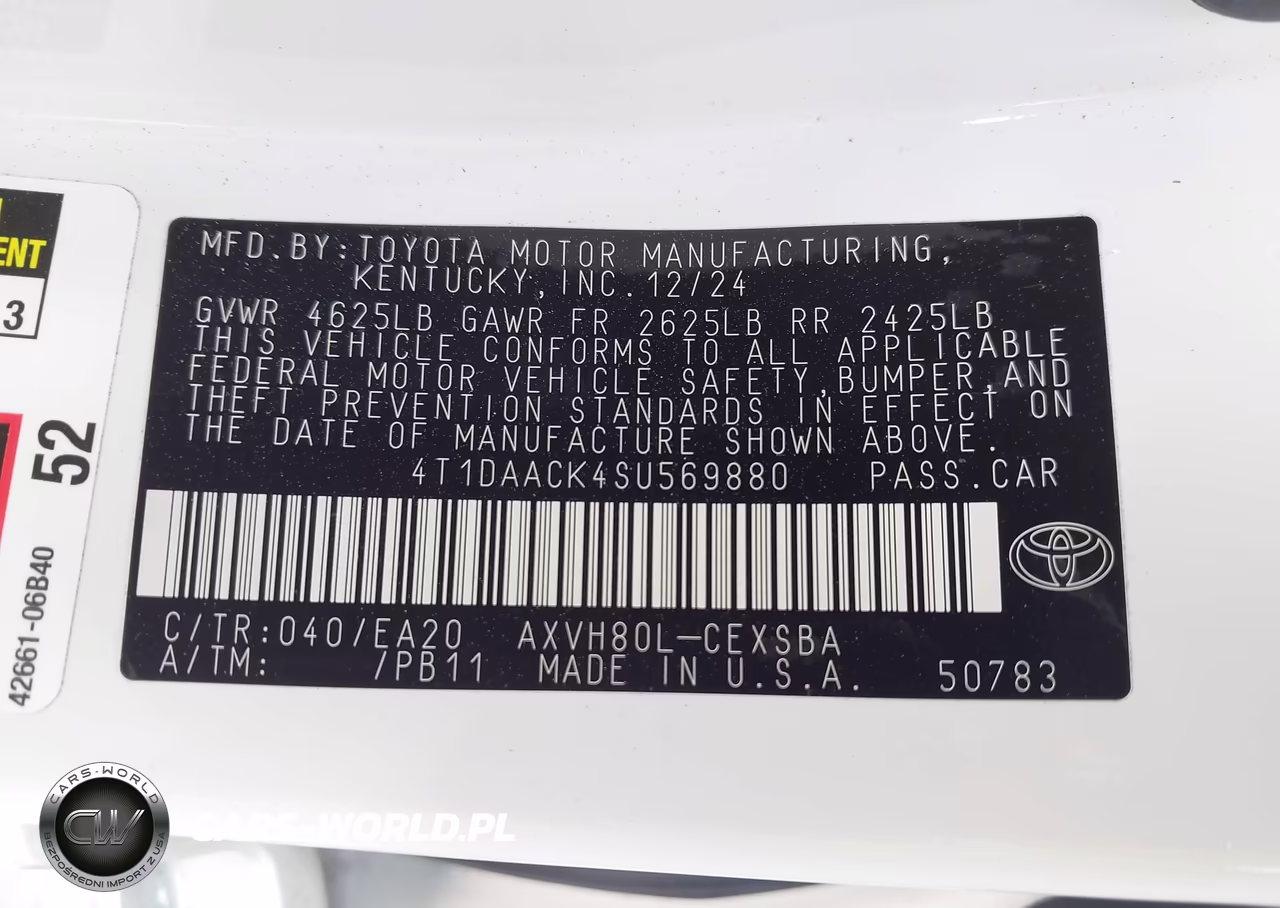 2025 Toyota Camry Se VIN:4T1DAACK4SU569880 - 9