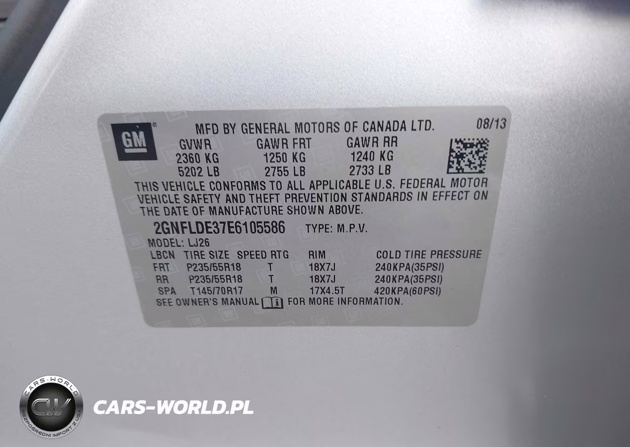 2014 Chevrolet Equinox Ltz VIN:2GNFLDE37E6105586 - 9