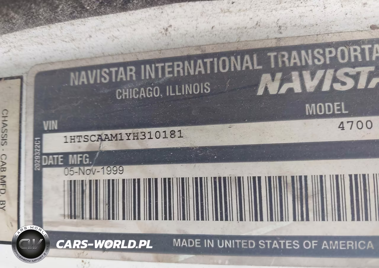 2000 International 4000 4700 VIN:1HTSCAAM1YH310181 - 8