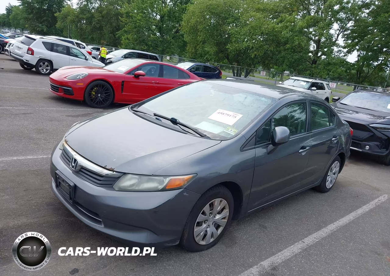 2012 Honda Civic Lx VIN:19XFB2F53CE331380 - 2