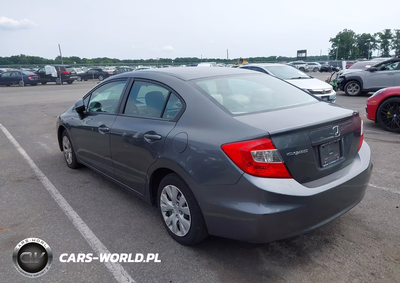 2012 Honda Civic Lx VIN:19XFB2F53CE331380 - 3