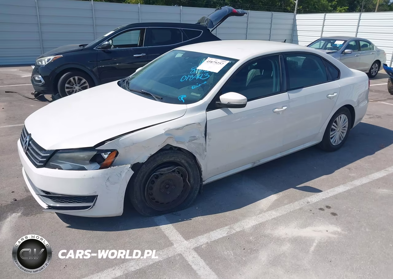 2015 Volkswagen Passat 1.8T S VIN:1VWAS7A3XFC018493 - 2
