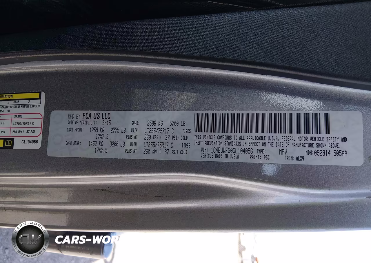 2016 Jeep Wrangler Unlimited Rubicon Hard Rock VIN:1C4BJWFG0GL104056 - 9