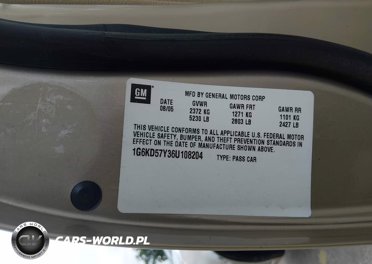 2006 Cadillac Dts Standard VIN:1G6KD57Y36U108204 - 9