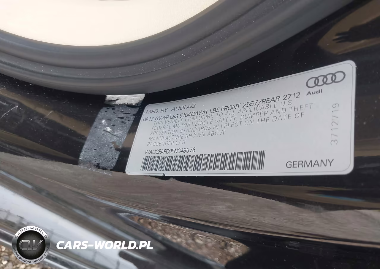 2014 Audi A6 2.0T Premium VIN:WAUGFAFC0EN048576 - 9