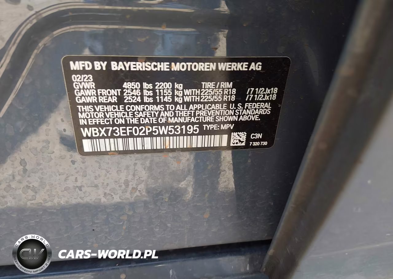 2023 BMW X1 xDrive28I VIN:WBX73EF02P5W53195 - 9