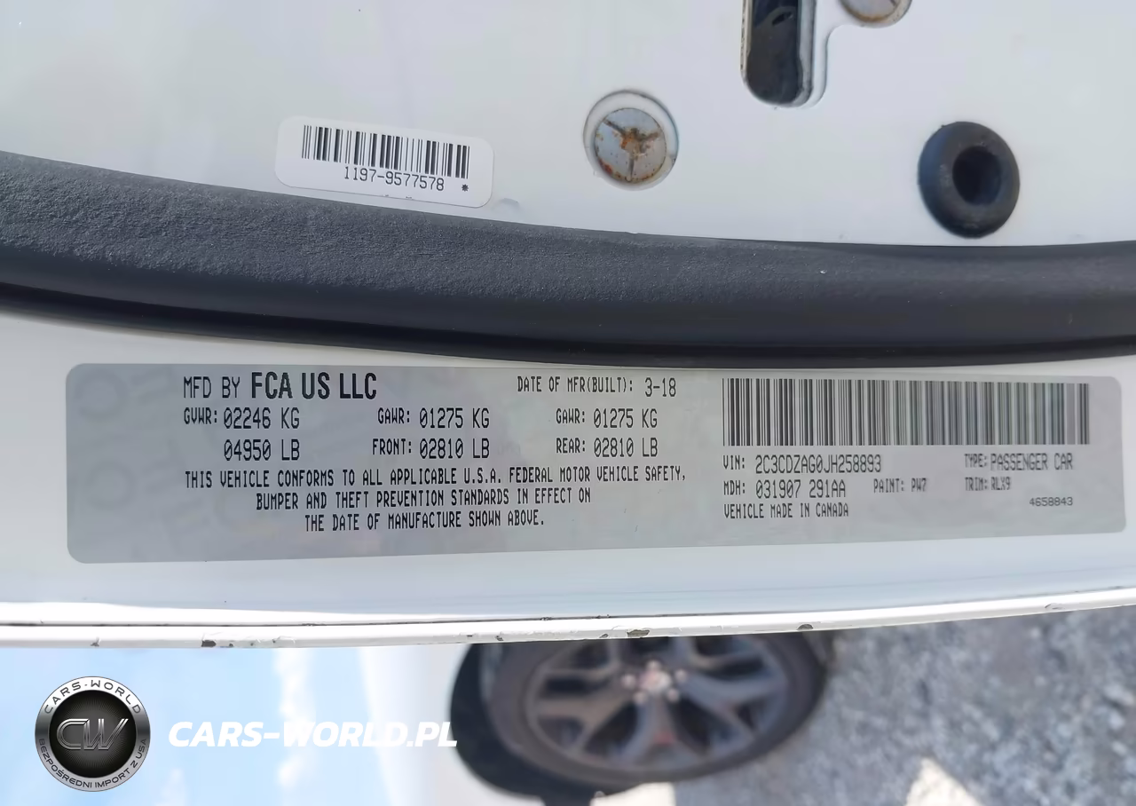 2018 Dodge Challenger Sxt Plus VIN:2C3CDZAG0JH258893 - 9