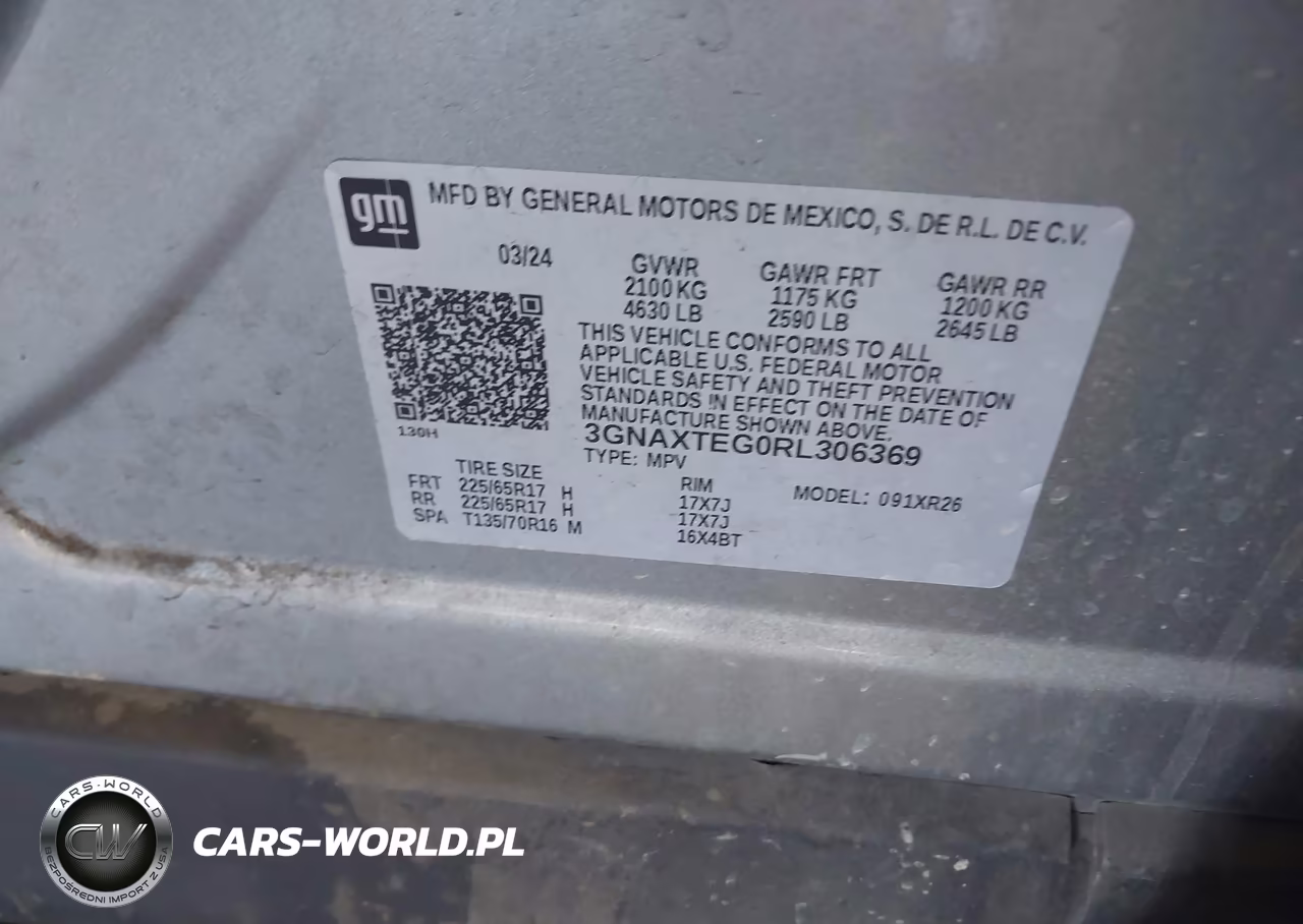 2024 Chevrolet Equinox Awd 2Fl VIN:3GNAXTEG0RL306369 - 9