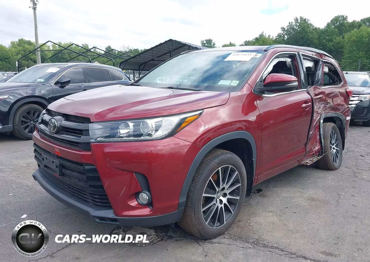 2018 Toyota Highlander Se VIN:5TDJZRFH3JS499340 - 2
