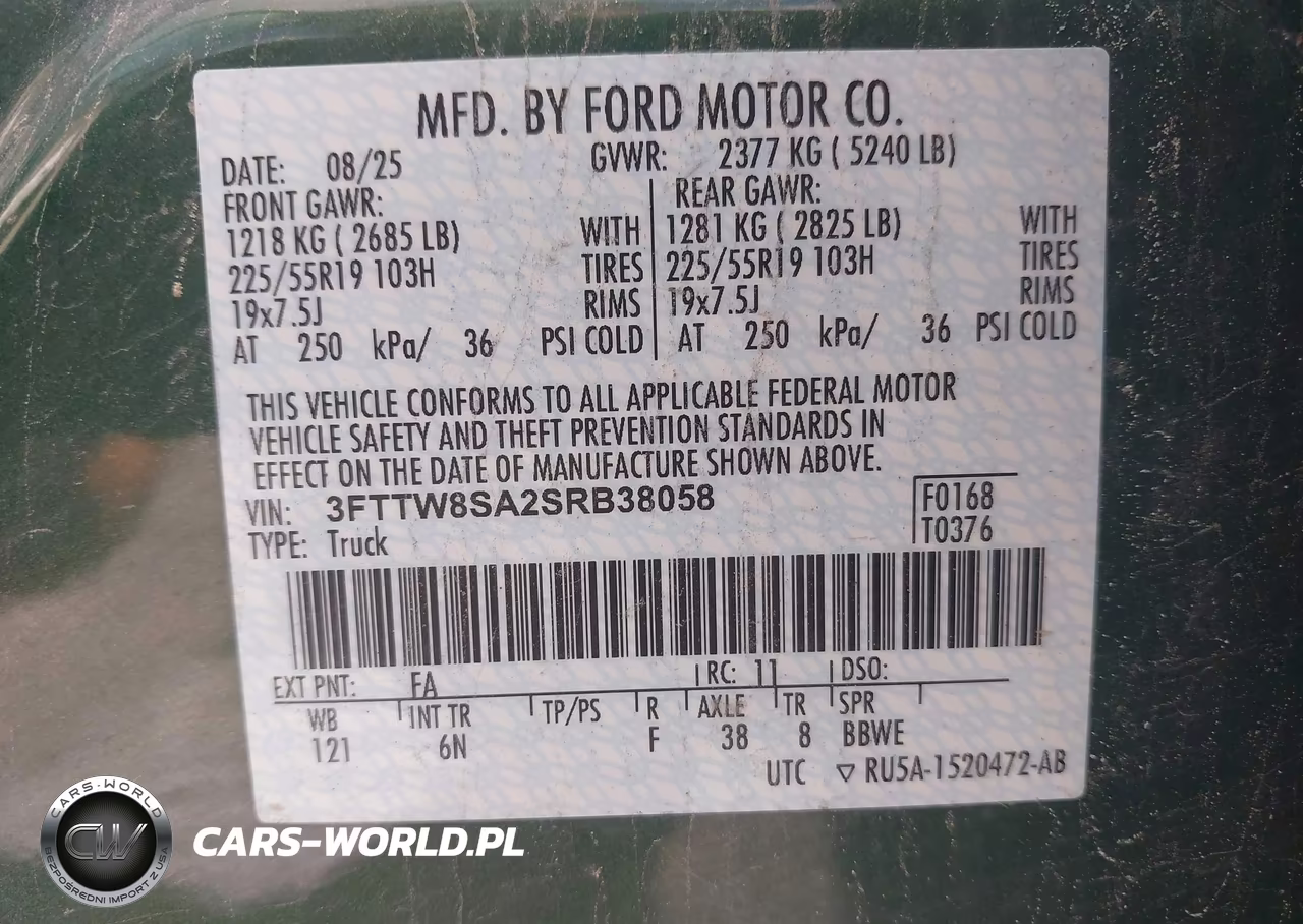 2025 Ford Maverick Lariat VIN:3FTTW8SA2SRB38058 - 9