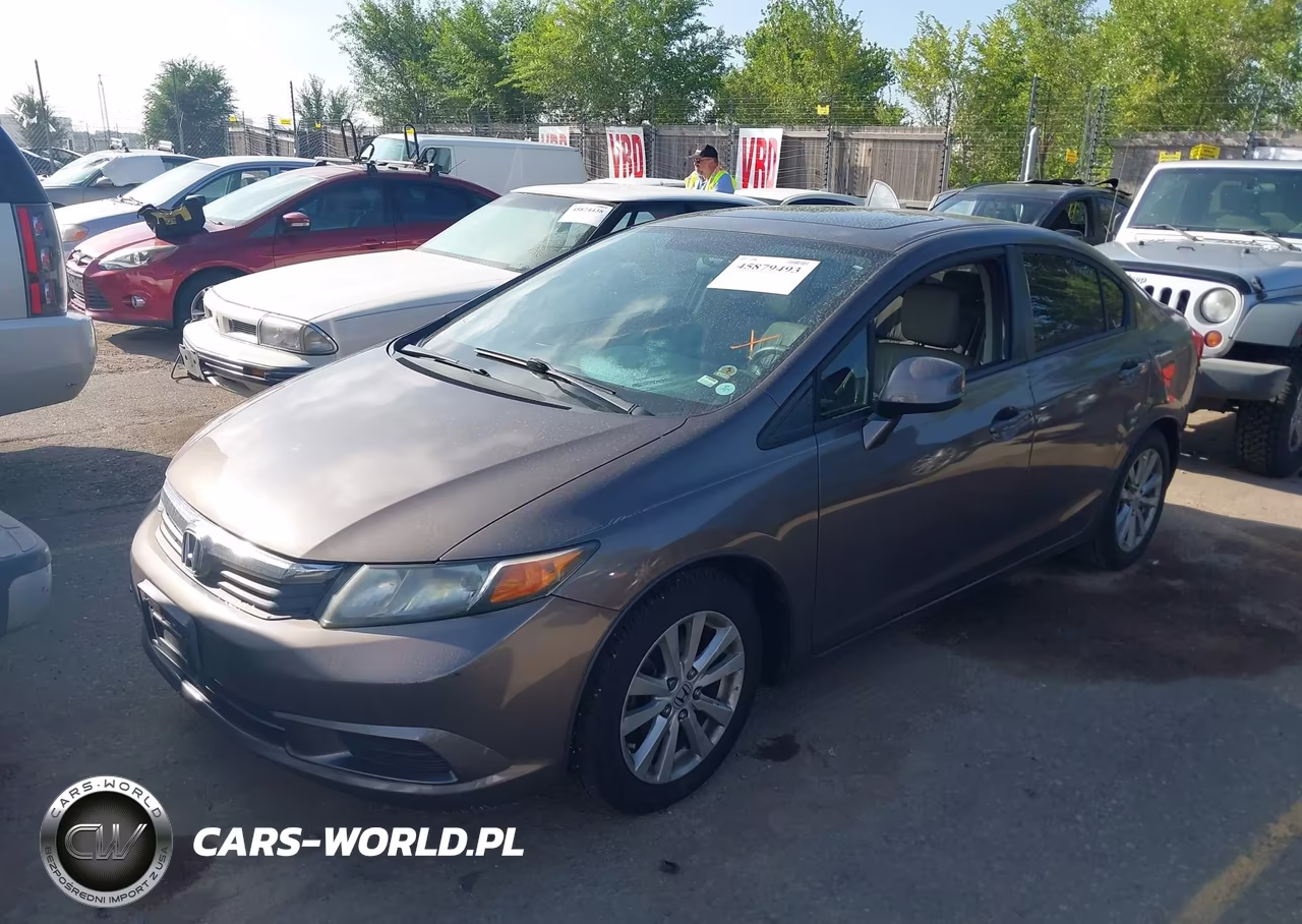 2012 Honda Civic Ex-L VIN:2HGFB2F99CH518423 - 2