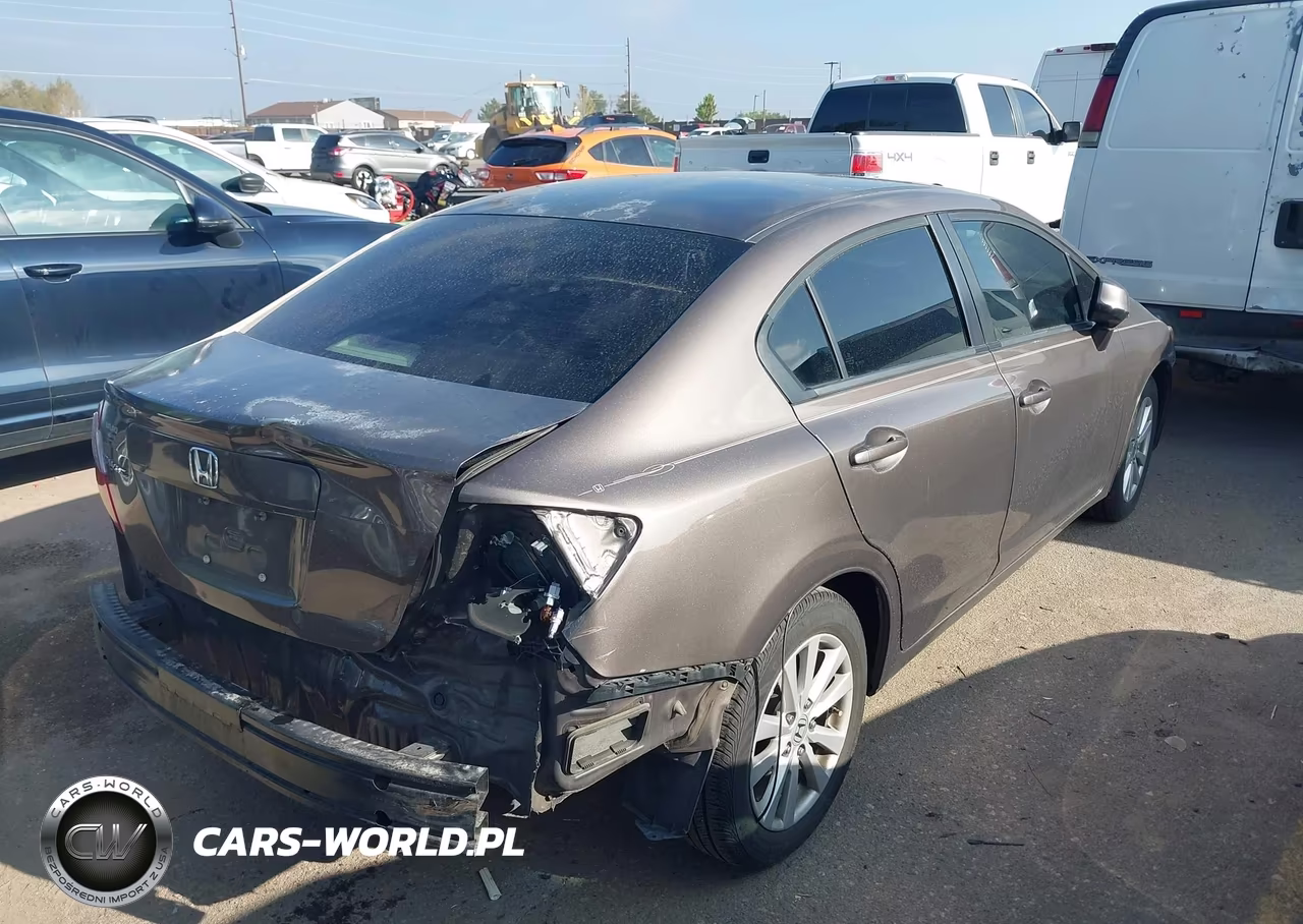 2012 Honda Civic Ex-L VIN:2HGFB2F99CH518423 - 4