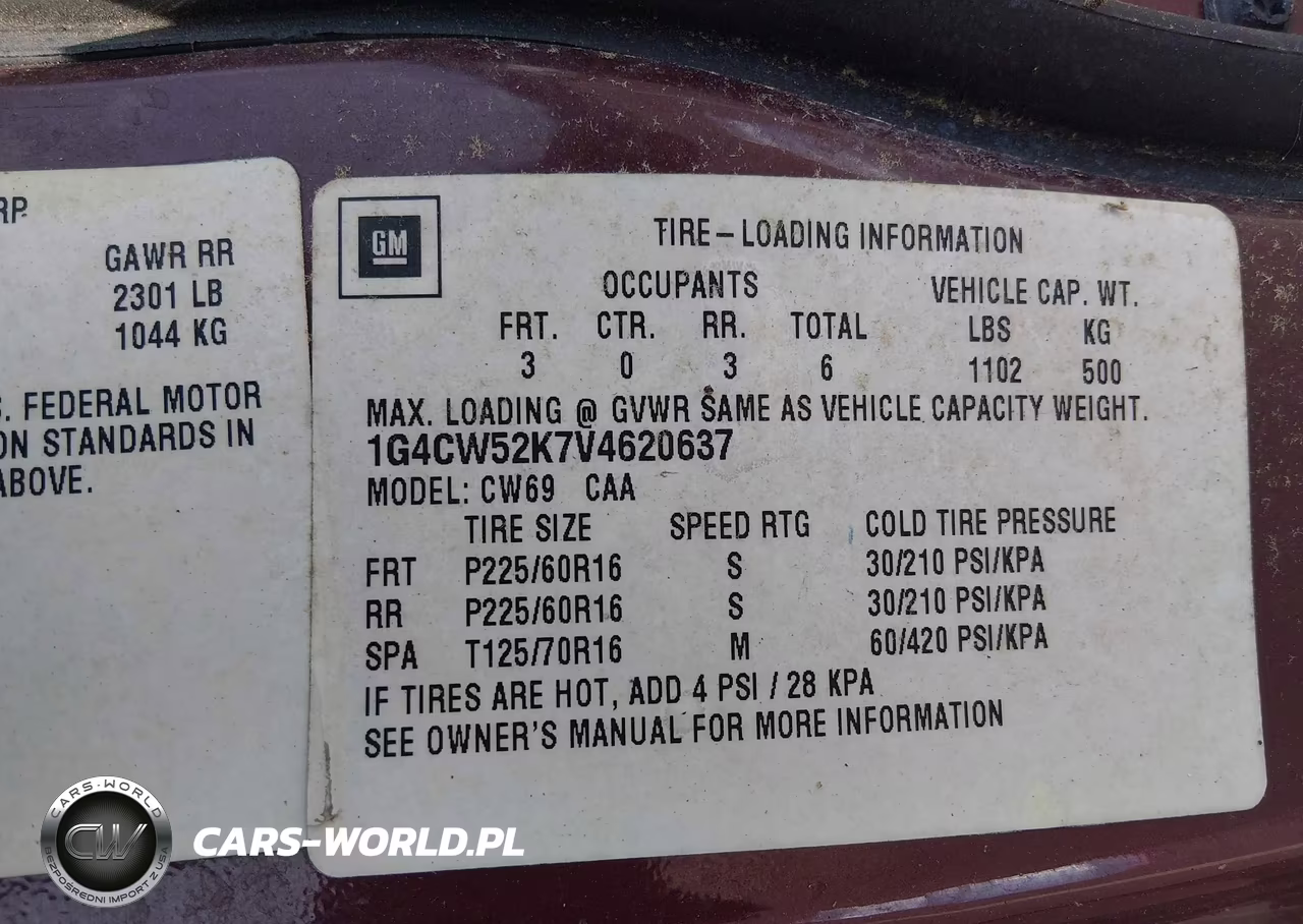 1997 Buick Park Avenue VIN:1G4CW52K7V4620637 - 9