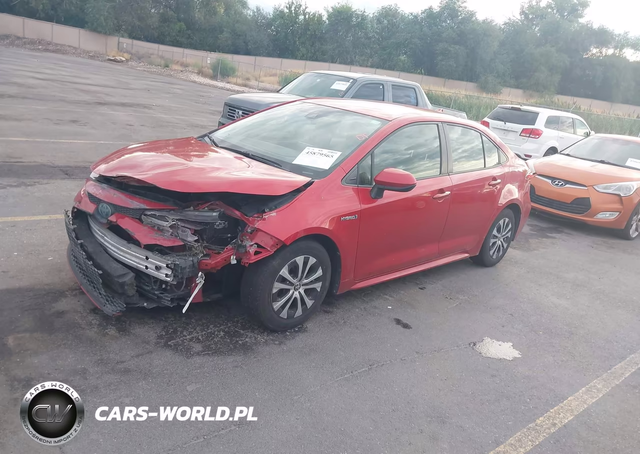 2020 Toyota Corolla Hybrid Le VIN:JTDEBRBE2LJ012811 - 2