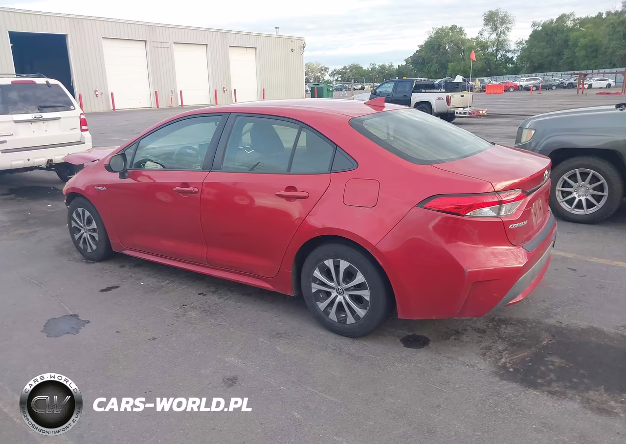 2020 Toyota Corolla Hybrid Le VIN:JTDEBRBE2LJ012811 - 3