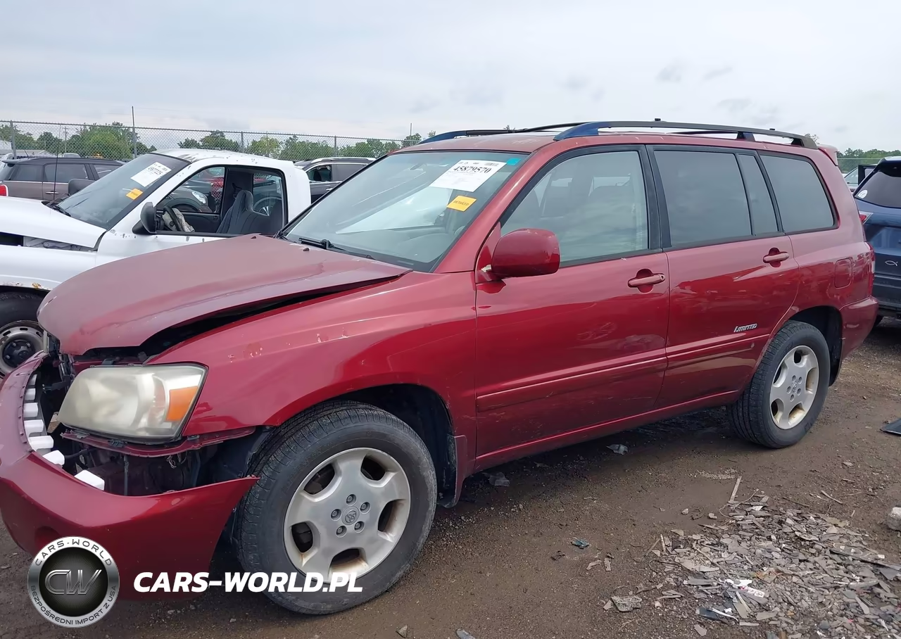 2007 Toyota Highlander Limited W-3Rd Row VIN:JTEEP21A370230111 - 2