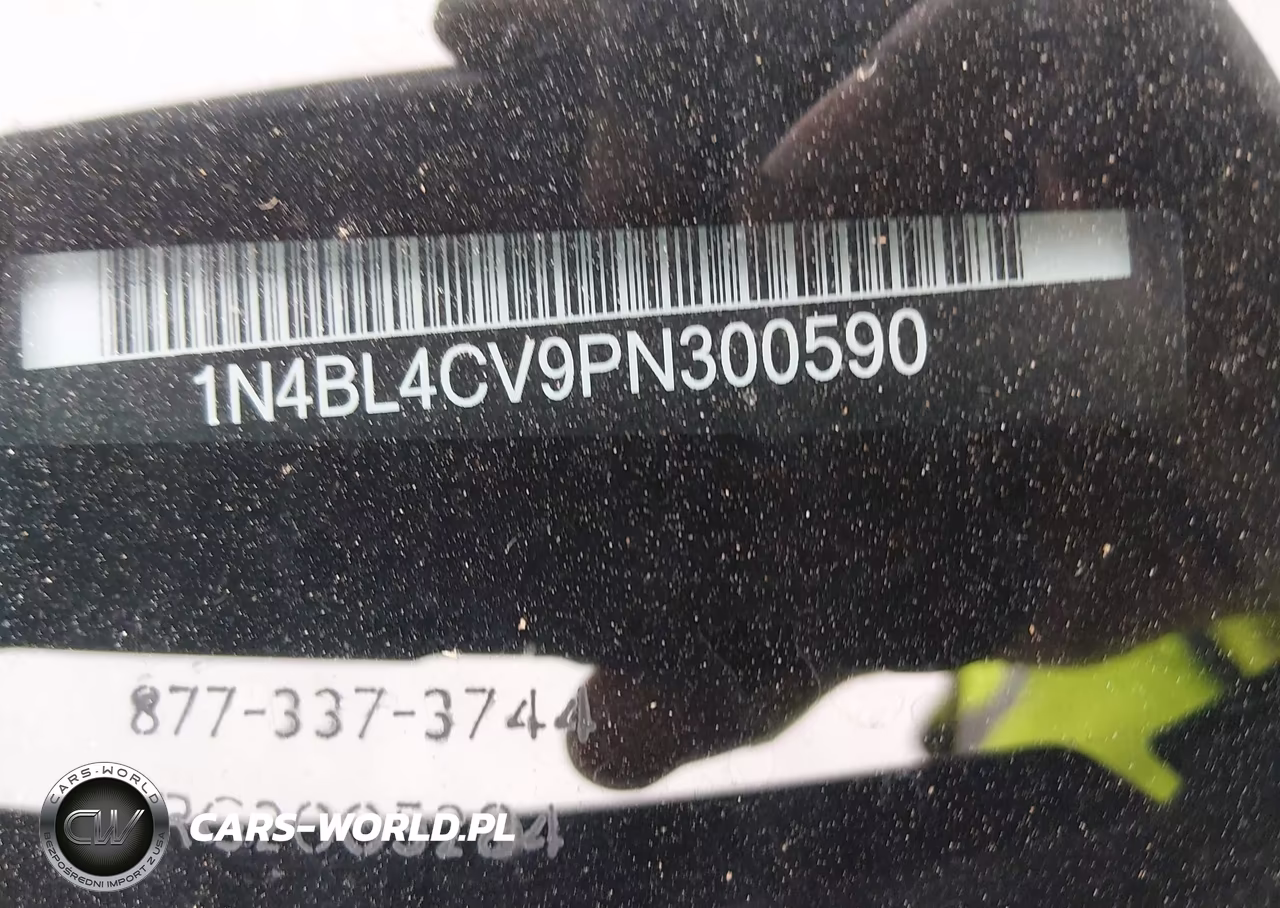 2023 Nissan Altima Sr Fwd VIN:1N4BL4CV9PN300590 - 9