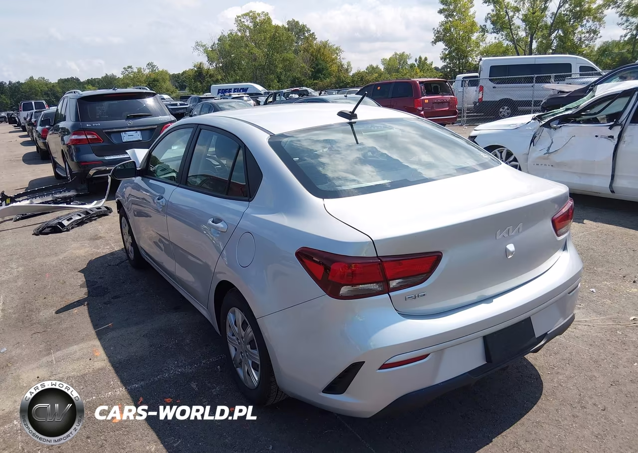 2022 Kia Rio S VIN:3KPA24AD4NE447632 - 3