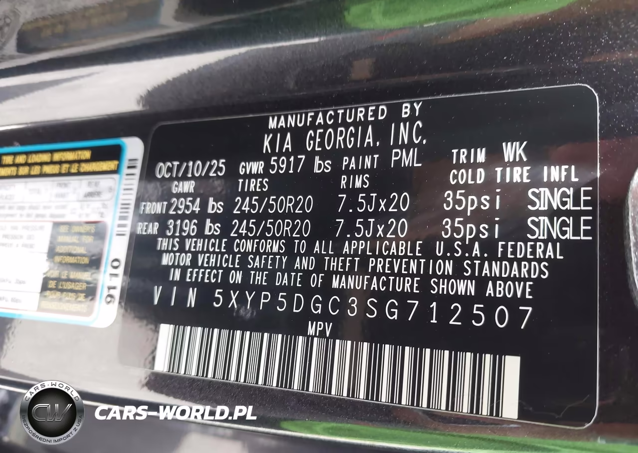 2025 Kia Telluride Sx Prestige X-Line VIN:5XYP5DGC3SG712507 - 9