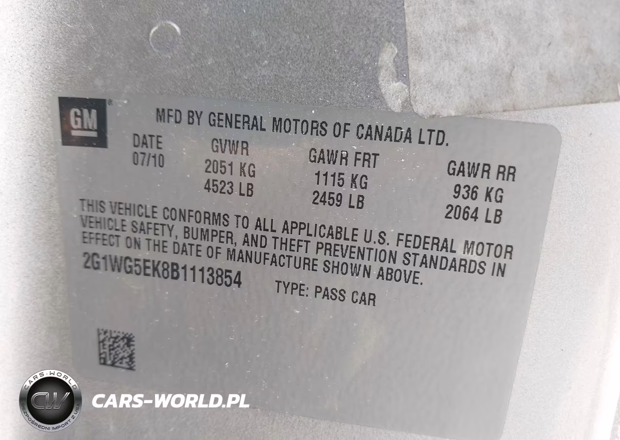 2011 Chevrolet Impala Lt VIN:2G1WG5EK8B1113854 - 9
