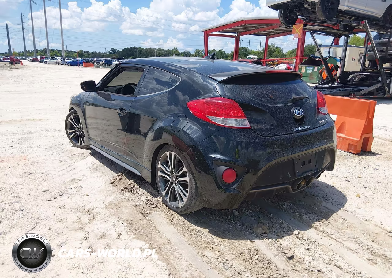 2016 Hyundai Veloster Turbo VIN:KMHTC6AE7GU267166 - 3