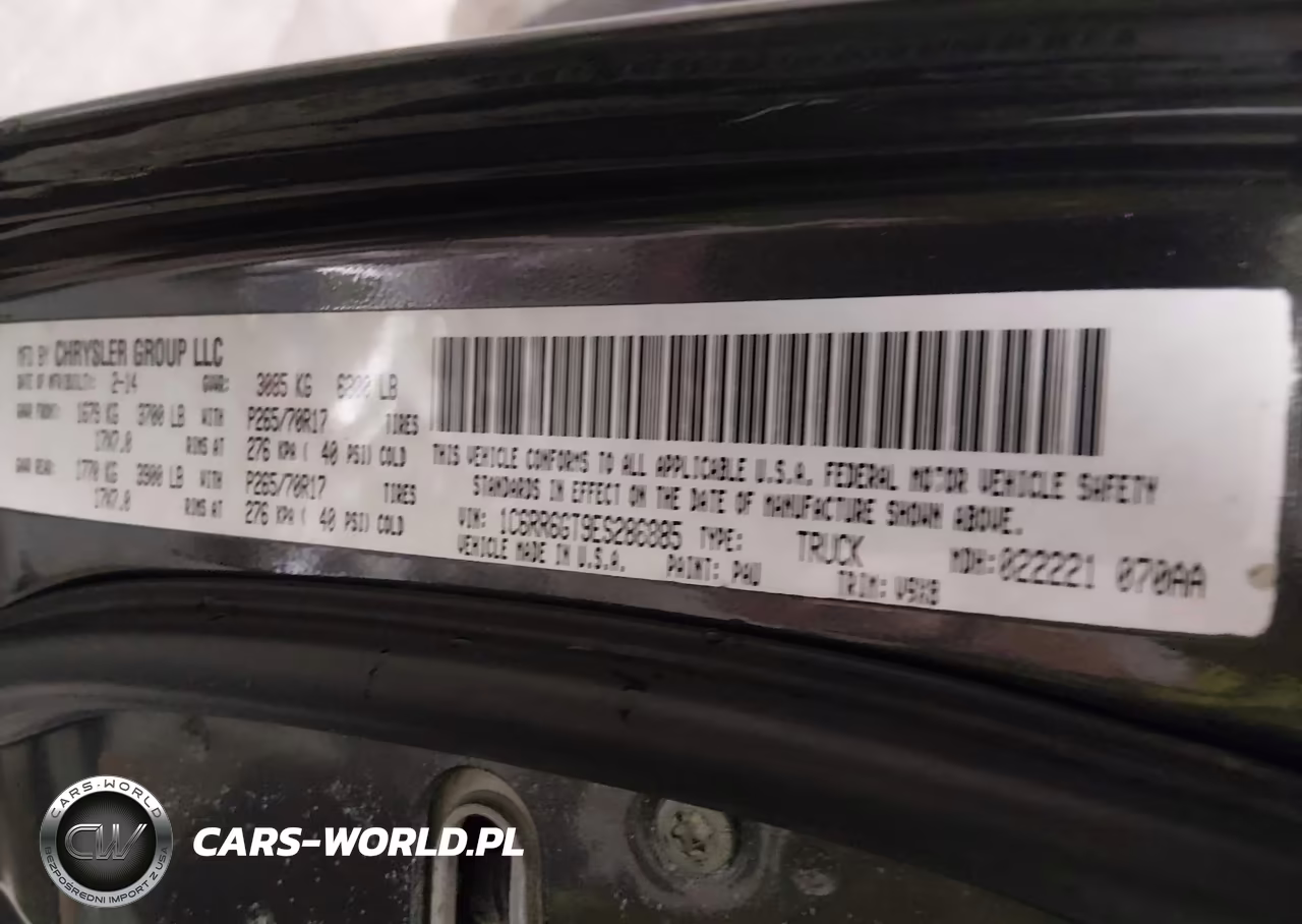 2014 Ram 1500 Slt VIN:1C6RR6GT9ES286885 - 9