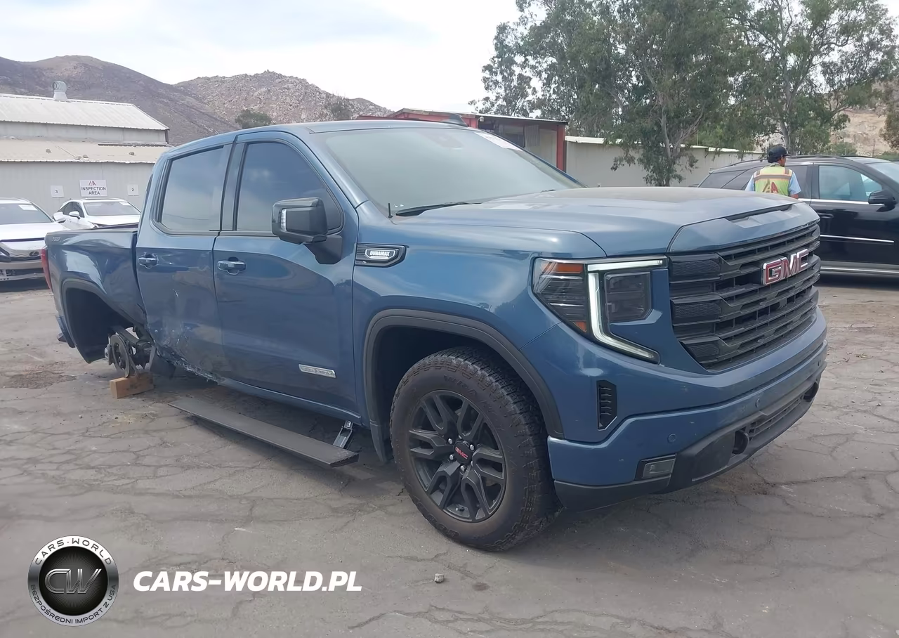 2025 GMC Sierra 1500 4Wd Short Box Elevation With 3Sb