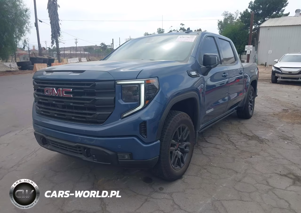 2025 GMC Sierra 1500 4Wd Short Box Elevation With 3Sb VIN:1GTUUCE89SZ333818 - 2