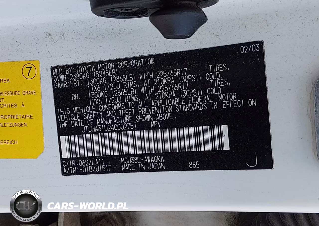 2004 Lexus Rx 330 VIN:JTJHA31U240002757 - 9