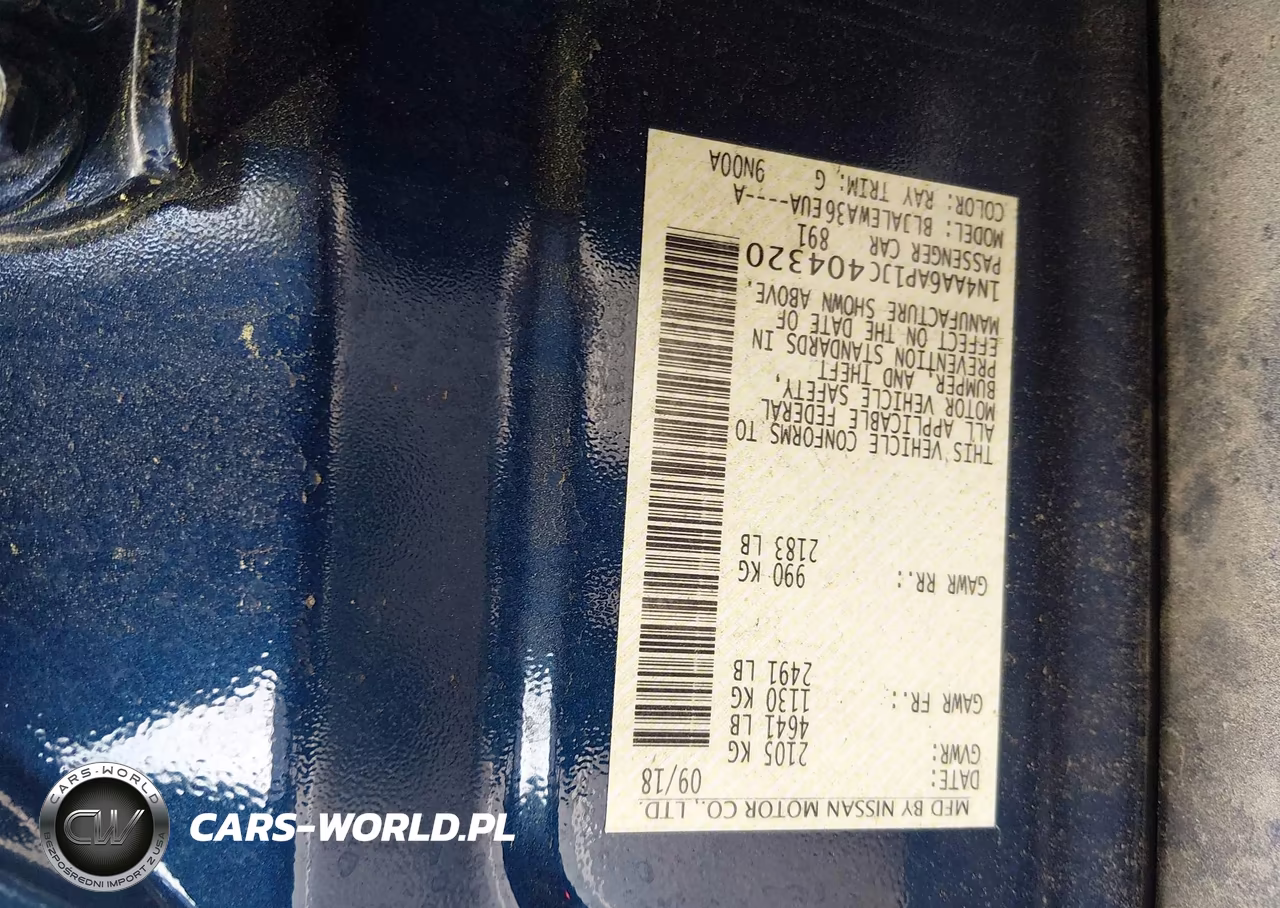 2018 Nissan Maxima 3.5 Sl VIN:1N4AA6AP1JC404320 - 9