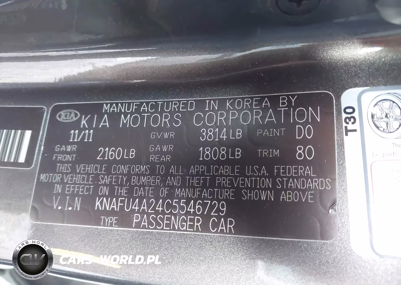 2012 Kia Forte Ex VIN:KNAFU4A24C5546729 - 9