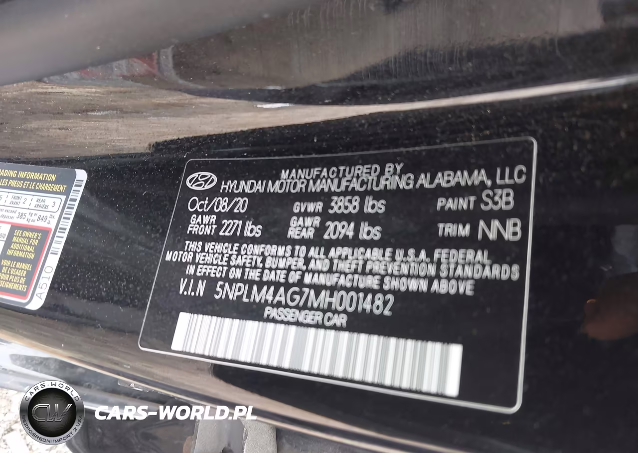 2021 Hyundai Elantra Sel VIN:5NPLM4AG7MH001482 - 9