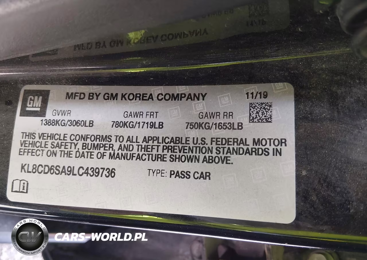 2020 Chevrolet Spark Fwd 1Lt Automatic VIN:KL8CD6SA9LC439736 - 9