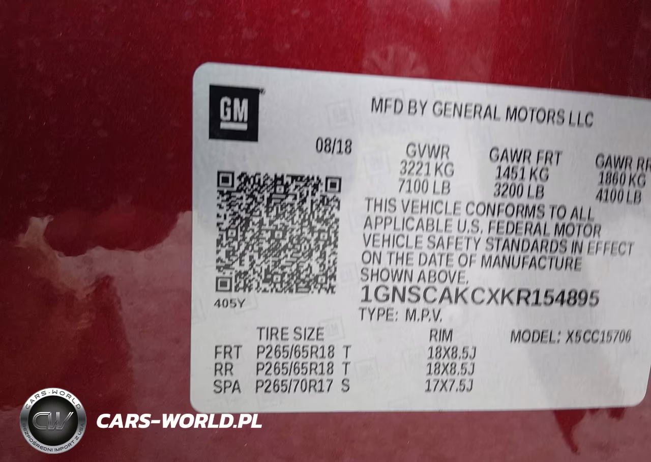 2019 Chevrolet Tahoe Ls VIN:1GNSCAKCXKR154895 - 9