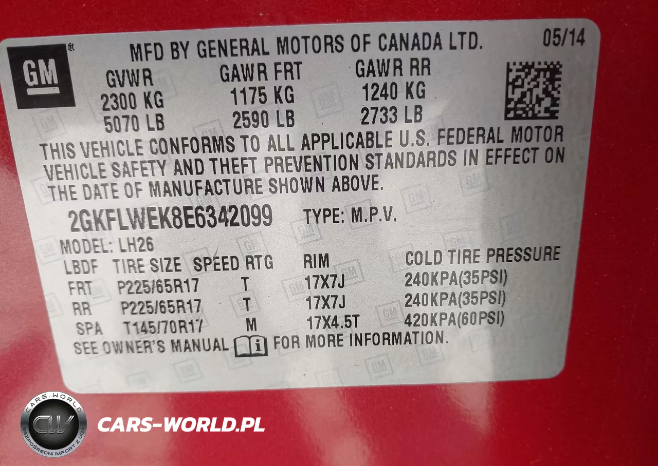 2014 GMC Terrain Sle-2 VIN:2GKFLWEK8E6342099 - 9